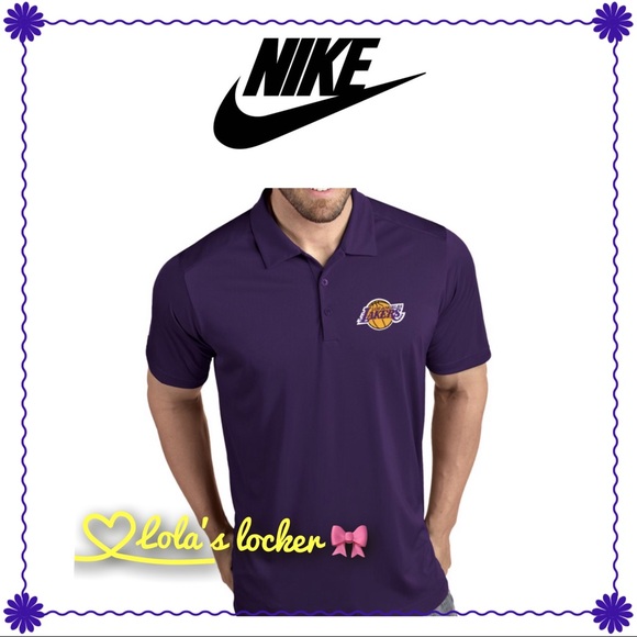 lakers golf polo